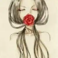 微信头像闻玫瑰花女生微信头像图片大全
