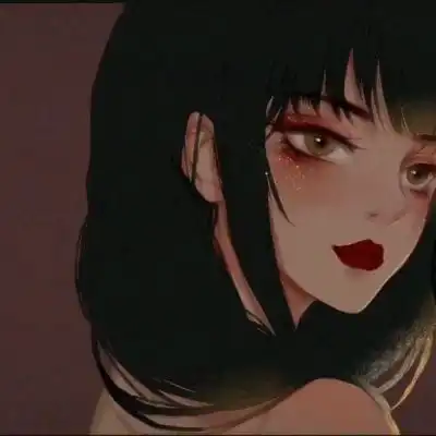 女生二次元高冷动漫头像
