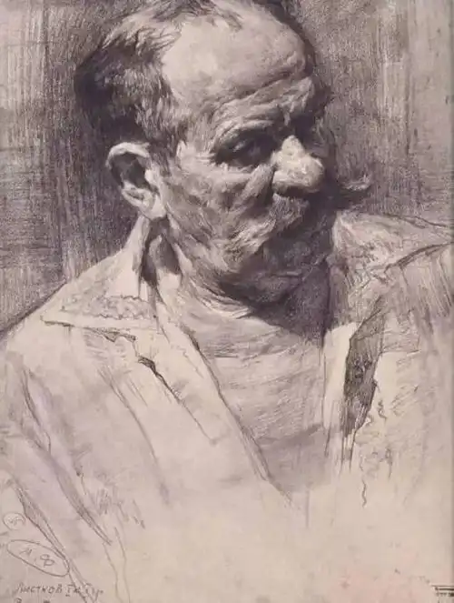 精选30幅俄罗斯素描作品1
