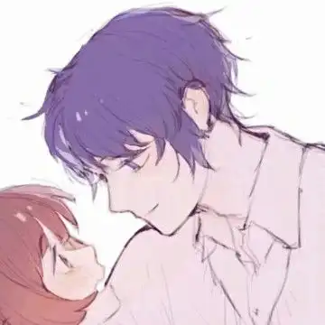 动漫高冷霸气情侣头像
