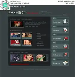 流行女装商店网页模板源码素材免费下载编号1652347红动网
