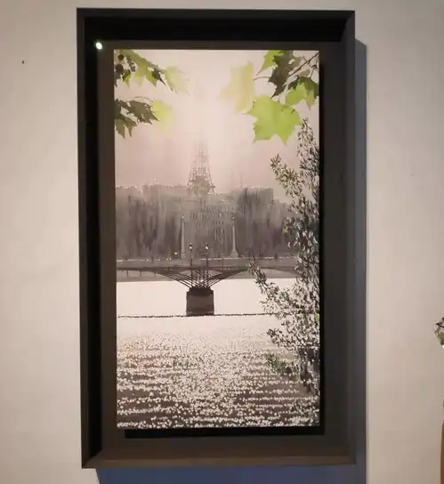 他的水彩画桥很有意思
