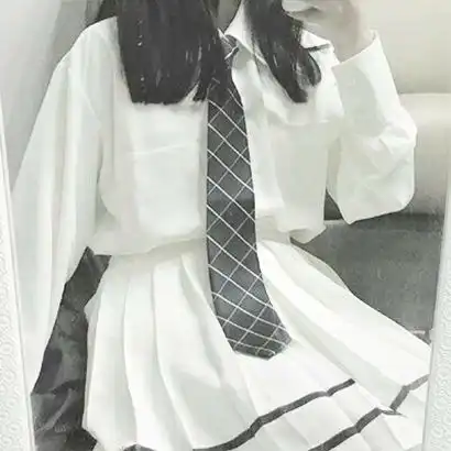 高清衬衫情侣头像一男一女图片男女都不露脸
