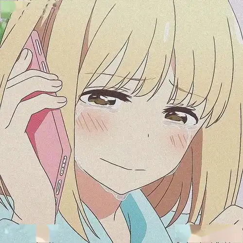 哭泣动漫女生头像
