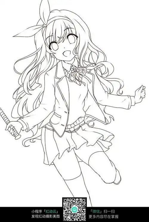 漂亮日本学生妹漫画人物图片素材图片免费下载编号5215764红动网
