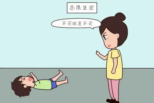 孩子躺在地上撒泼打滚,妈妈仅仅做了这些事,让旁边人一脸佩服
