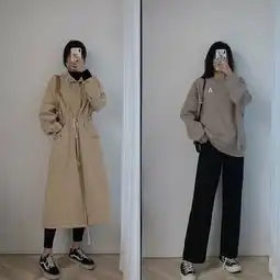 秋季这么穿减龄随性又浪漫,卫衣老爹裤简约大方,风度温度并存
