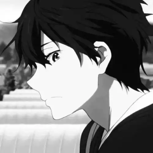 帅气黑白风动漫男头像旧漫精选
