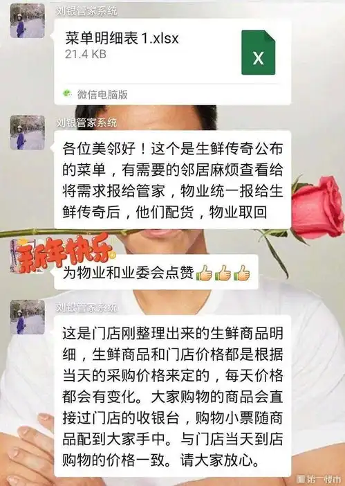 振奋人心合肥万科华润金碧等物业开启送菜模式有你家吗
