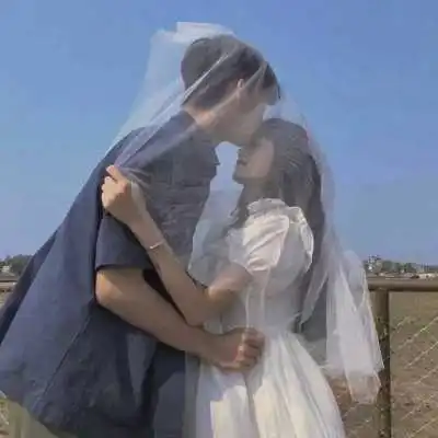 ins高级质感小众情人真人头像,情侣头像图片
