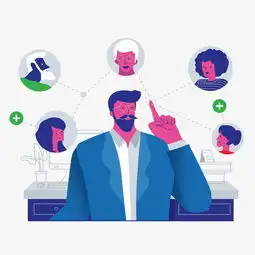 扁平化风格的男人矢量素材图片素材其他格式下载动漫人物大全
