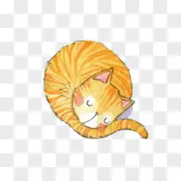 卡通手绘小猫图片素材免费卡通手绘小猫png设计图片大全图精灵
