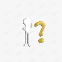 白色小人倚靠问号素材图片免费下载高清图片pngpsd千库网图片编号7314516
