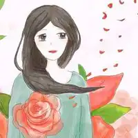 漫画韩国女孩头像漂亮可爱
