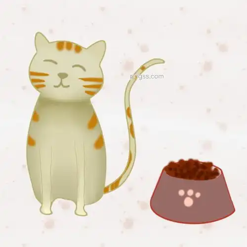 灰色小猫吃猫粮元素图片大小2000x2000px图片尺寸2.15mb来自png搜索网pngss.com免费免扣png素材下载扁平化花纹灰色卡通插画卡通手绘猫粮食物味道纹理小动物
