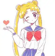 q版萌萌打动漫小女孩高清图屏保
