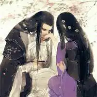 古装卡通情侣头像呆萌两张配对微信头像图片大全
