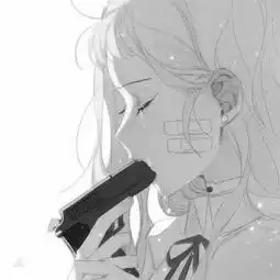 暗黑系头像女高冷动漫暗黑系二次元女生头像图片
