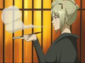 二次元中吸烟的女人
