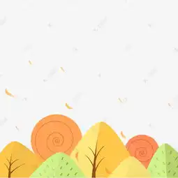 卡通金色的小树丛素材图片免费下载千库网
