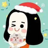 圣诞卡通情侣头像吧萌呆微信头像图片大全
