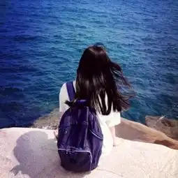 女生背影头像
