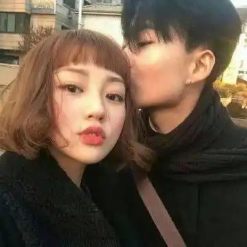 霸气拽非主流接吻情侣头像,情侣头像图片
