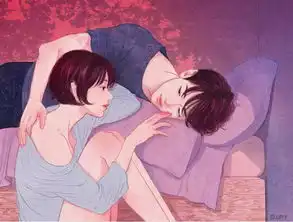 第94期韩国插画师zipcy笔下情侣同居生活的日常爱情
