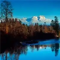 暖色头像暖色山水风景头像图片
