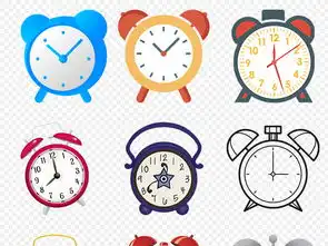 手绘时钟钟表卡通闹钟时间png免扣透明素材图片模板下载17.34mb居家物品大全生活工作
