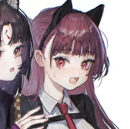 世界上的另一个我动漫闺蜜头像
