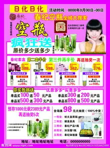 日化春纪空瓶春季代言人图片
