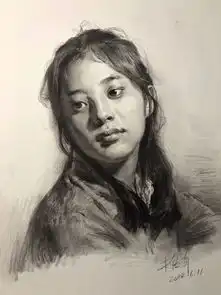 传奇绘画课堂回顾第二三八集朱传奇教你画有动态姿势的女青年以及灰度的把握
