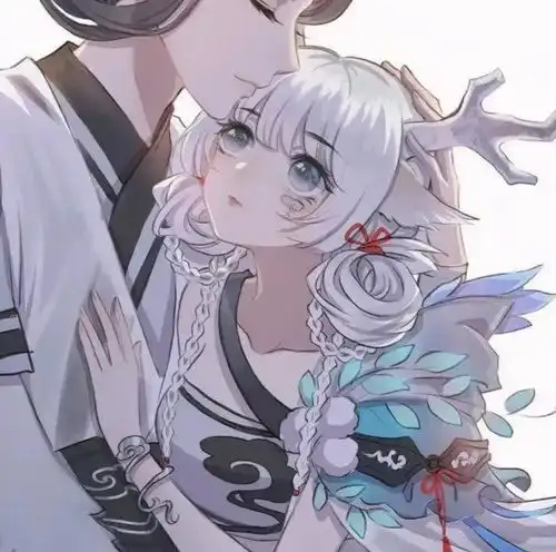 优质动漫情头低糖甜丧浪漫情头
