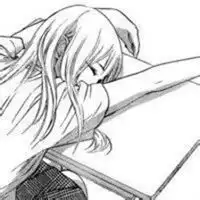 黑白头像女生二次元微信头像图片大全
