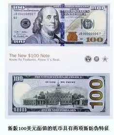 新版美元纸币亮相
