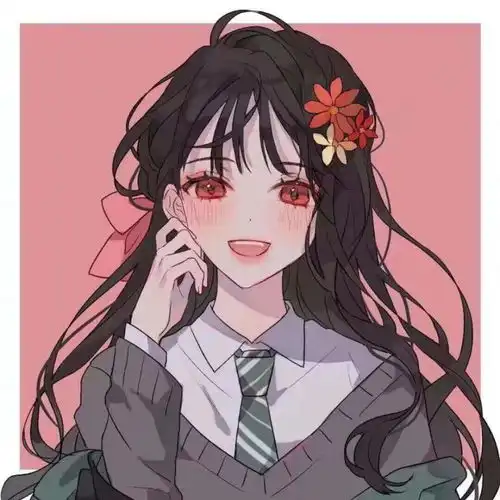 敲可爱的女生动漫头像

