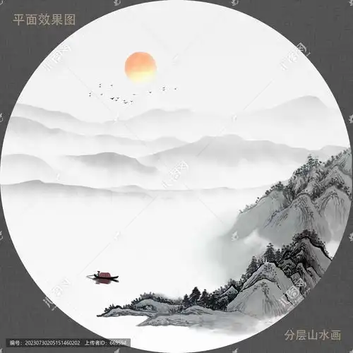 山水画设计模板下载其他设计素材下的装饰画设计设计模板
