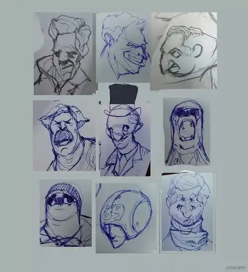 百人角色头像

