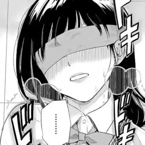 6.14动漫女生黑白头像
