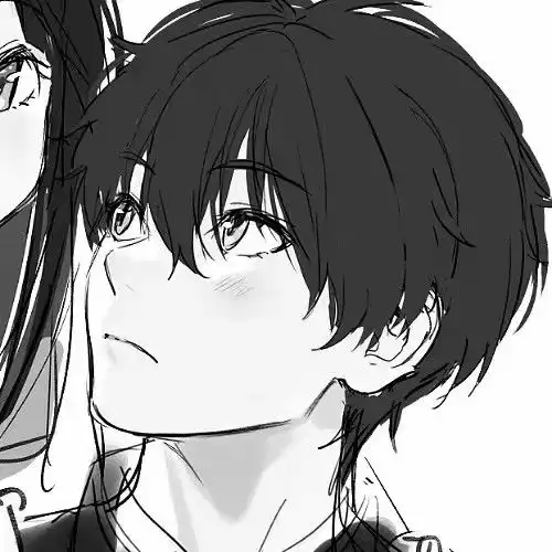 黑白系列动漫情头
