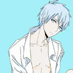 二次元动漫插图男头黑子黑子的篮球
