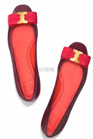 toryburch蝴蝶结平底鞋2色可选
