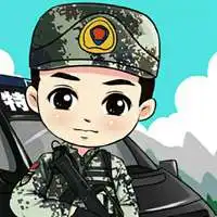 中国武警动漫头像男微信头像图片大全
