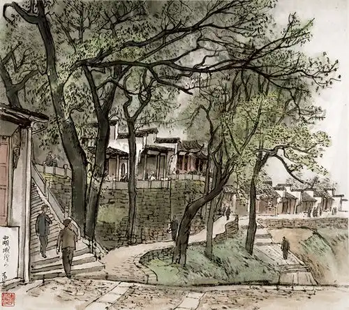 六十六年前与江南春天的邂逅,改变了中国山水画命运与发展方向
