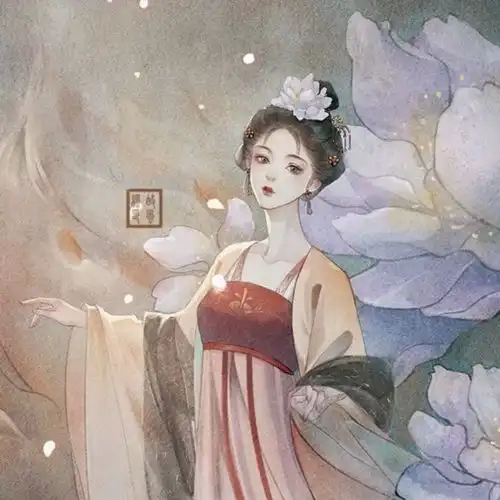 唯美意境古风女头
