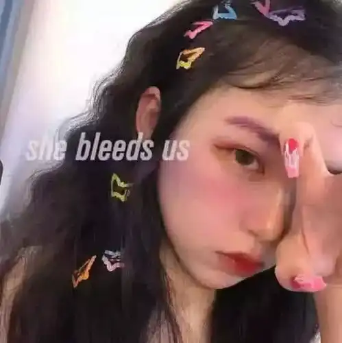 ins病娇风仙女头像当我的声色犬马恰逢你的水性杨花
