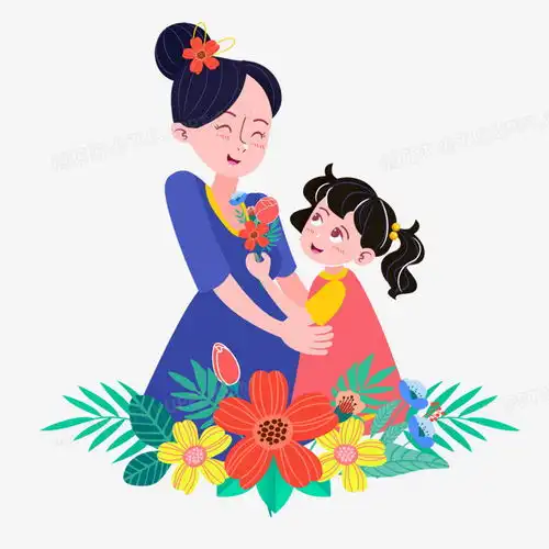 女儿送妈妈母亲节花束png图片素材免费下载psd格式30003000像素熊猫办公
