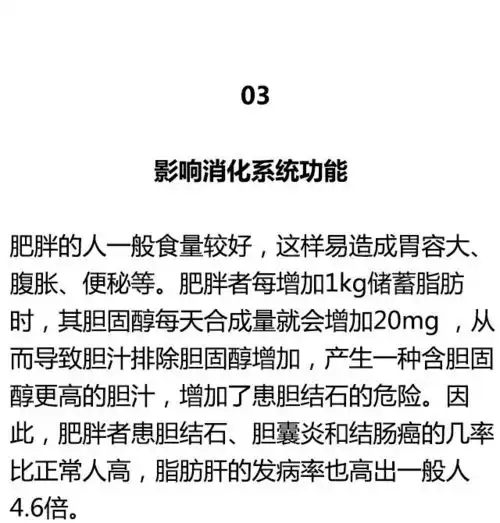 肥胖和疾病与生命的关系,看完你还敢胖么
