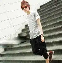 qq潮男个性头像看你眼角的最后一滴泪
